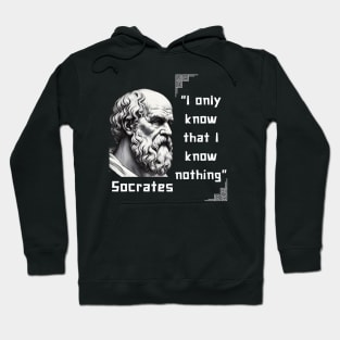 Socrates famous quote for stoicism lovers Hoodie